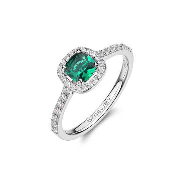 Prsteň Brosway Fancy Life Green FLG143